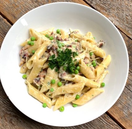 Order French Carbonara Pasta food online from Lena West Village store, New York on bringmethat.com