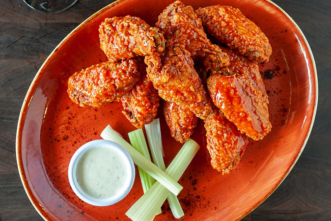 Order Jumbo Liberty Wings - 5* food online from Russo Pizza store, Kingwood on bringmethat.com
