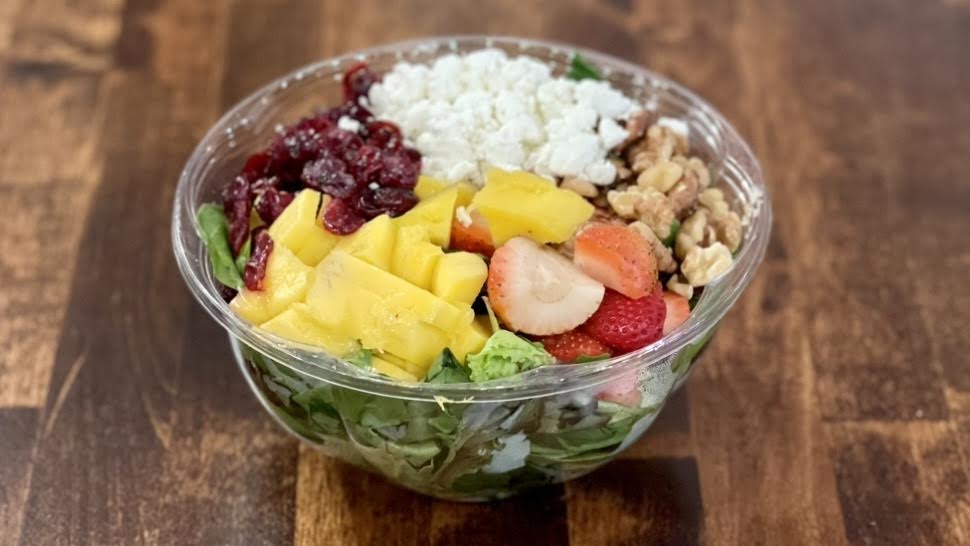 Order Strawberry Mango Salad food online from Empire Bagels store, Brewster on bringmethat.com