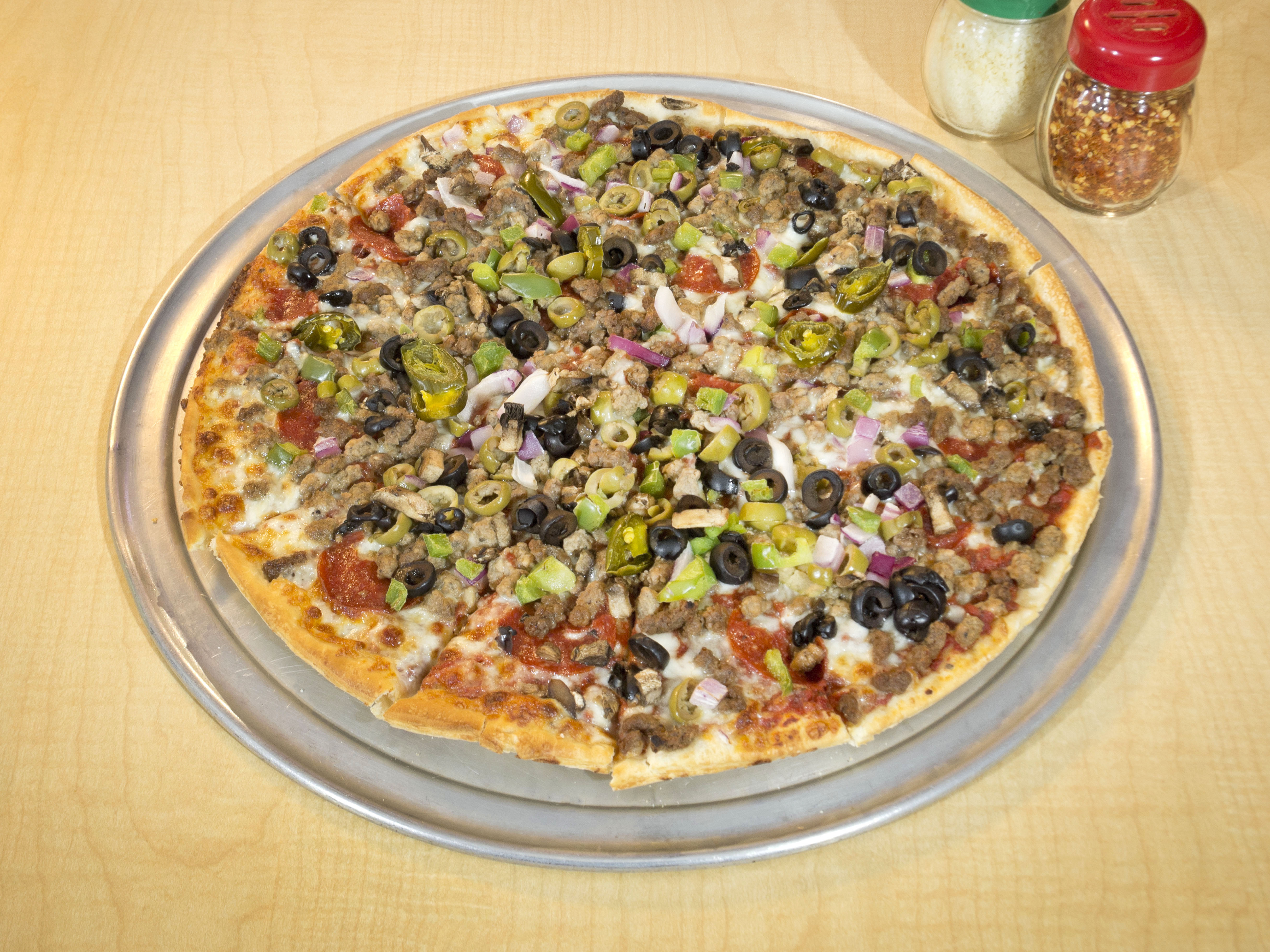 Order Smitty's Special Original Thin Crust Pizza food online from Smitty Pizza store, Shreveport on bringmethat.com