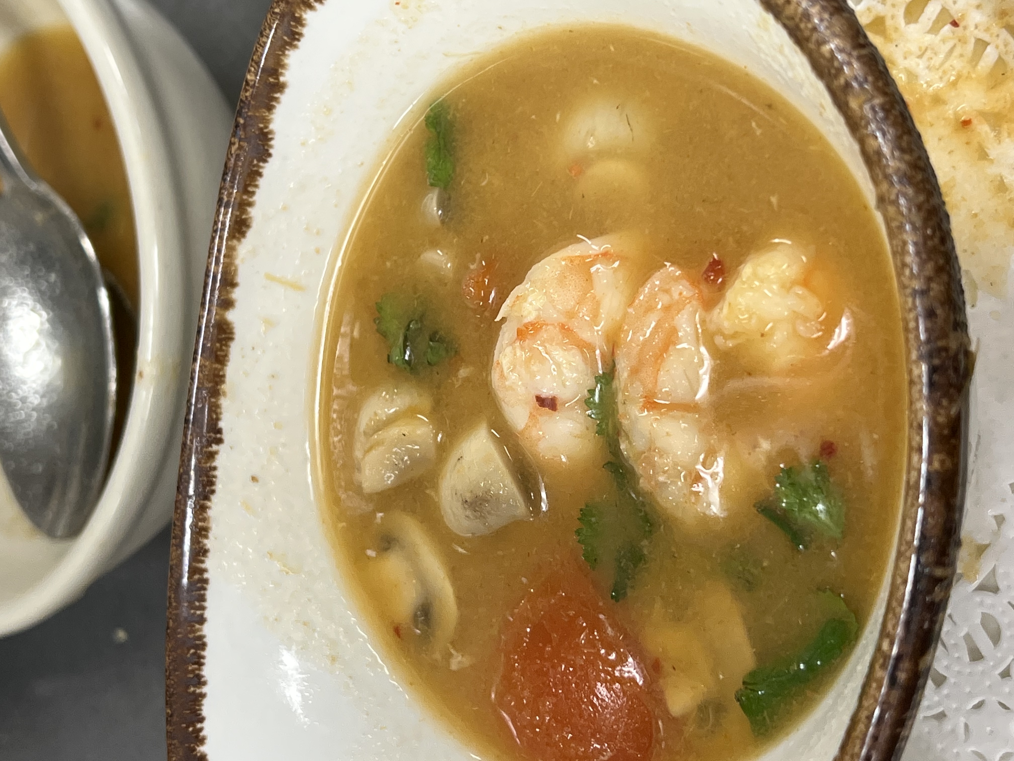 Order Tom Yum Shrimp Soup food online from Esarnthai Restaurant store, Houston on bringmethat.com