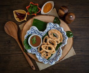 Order Fried Calamari food online from Morningside Thai Restaurant store, Houston on bringmethat.com