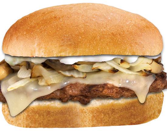 Order Big D Mushroom Swiss Burger food online from Duchess Restaurant store, Fairfield on bringmethat.com
