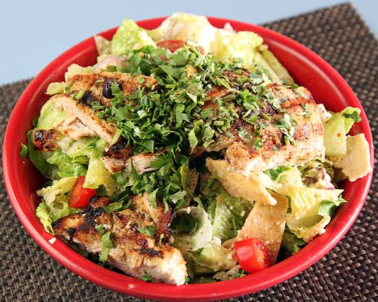 Order Lebanese Chicken Fattoush food online from Barnaby Cafe store, Houston on bringmethat.com