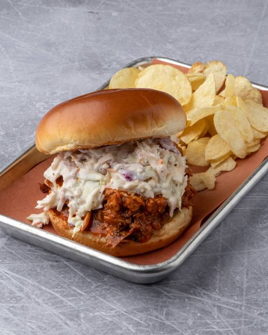 Order Buffalo Pulled Chicken Sandwich food online from Local Smoke BBQ store, Sea Girt on bringmethat.com