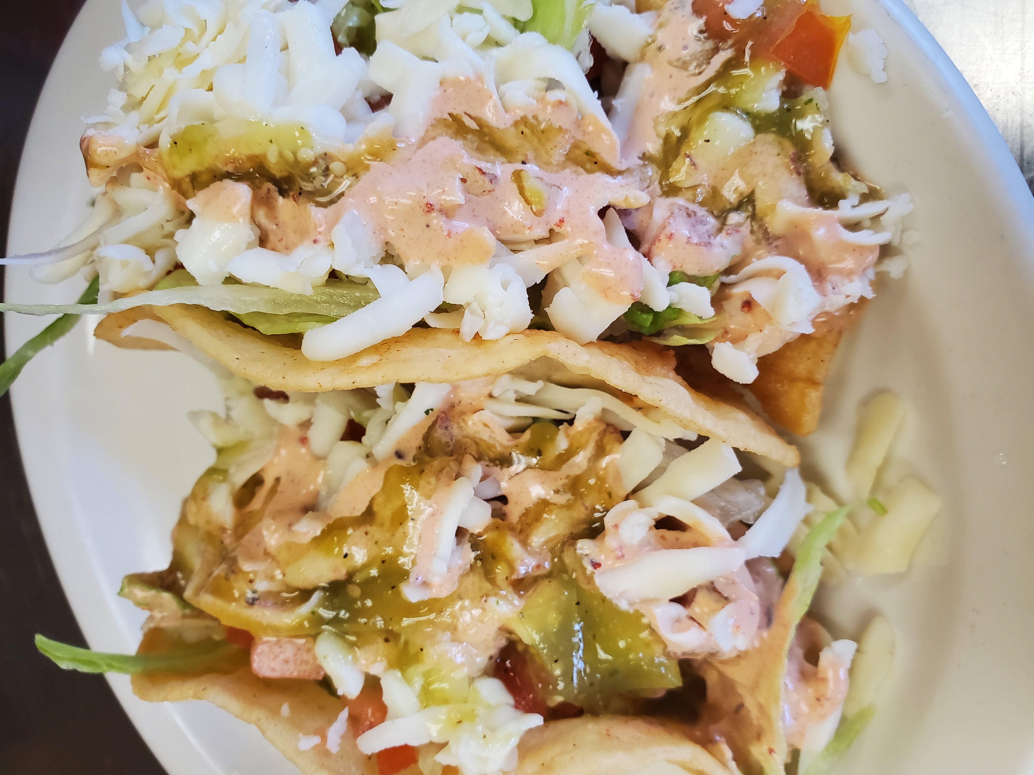 Order Hard Shell Taco food online from Los Chilitos Restaurant store, South El Monte on bringmethat.com