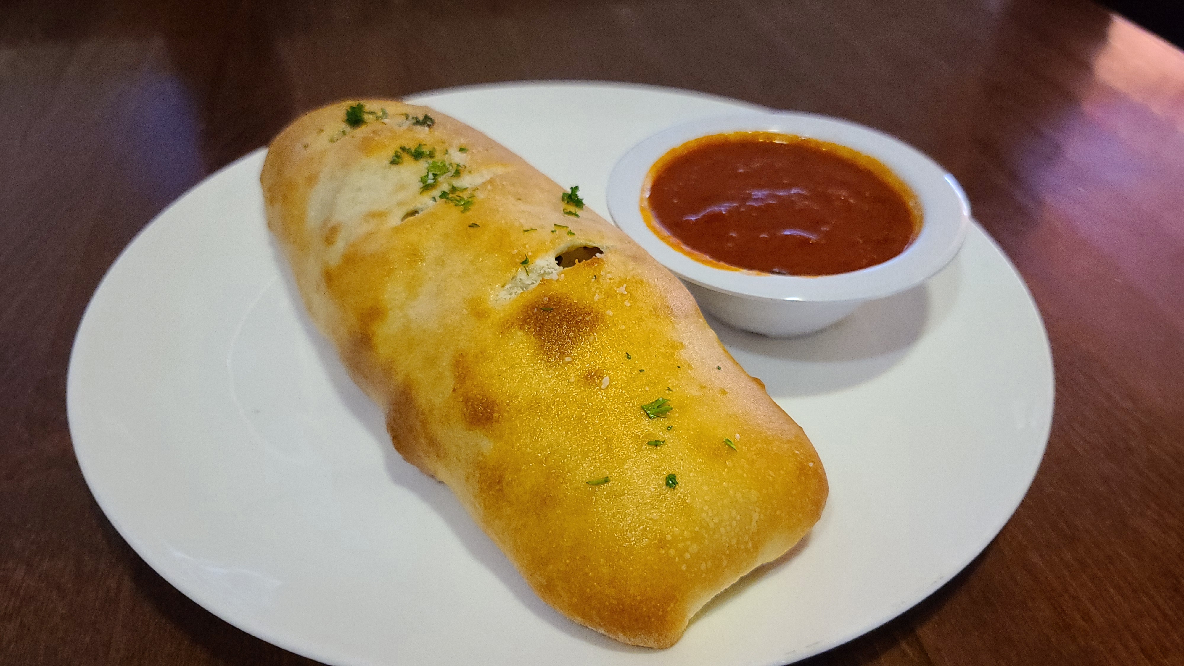 Order Philly Steak Stromboli food online from Italian Cafe store, Irving on bringmethat.com