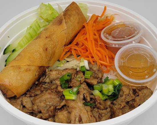 Order # 22 Grilled Pork Vermicelli food online from Boba Wings store, Antioch on bringmethat.com