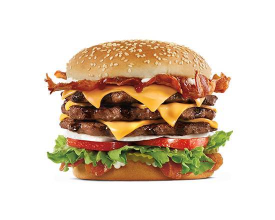 Order Triple Bacon Beast food online from Carl Jr store, Ceres on bringmethat.com