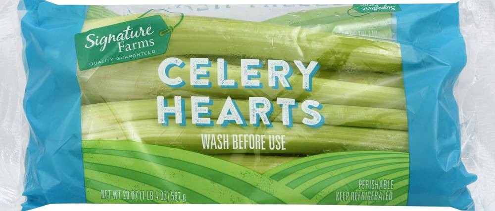 Order Signature Farms · Celery Hearts (20 oz) food online from Shaw's store, Windham on bringmethat.com