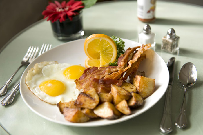 Order 2 Eggs Any Style Breakfast Plate food online from Neli's catering restaurant store, Los Angeles on bringmethat.com