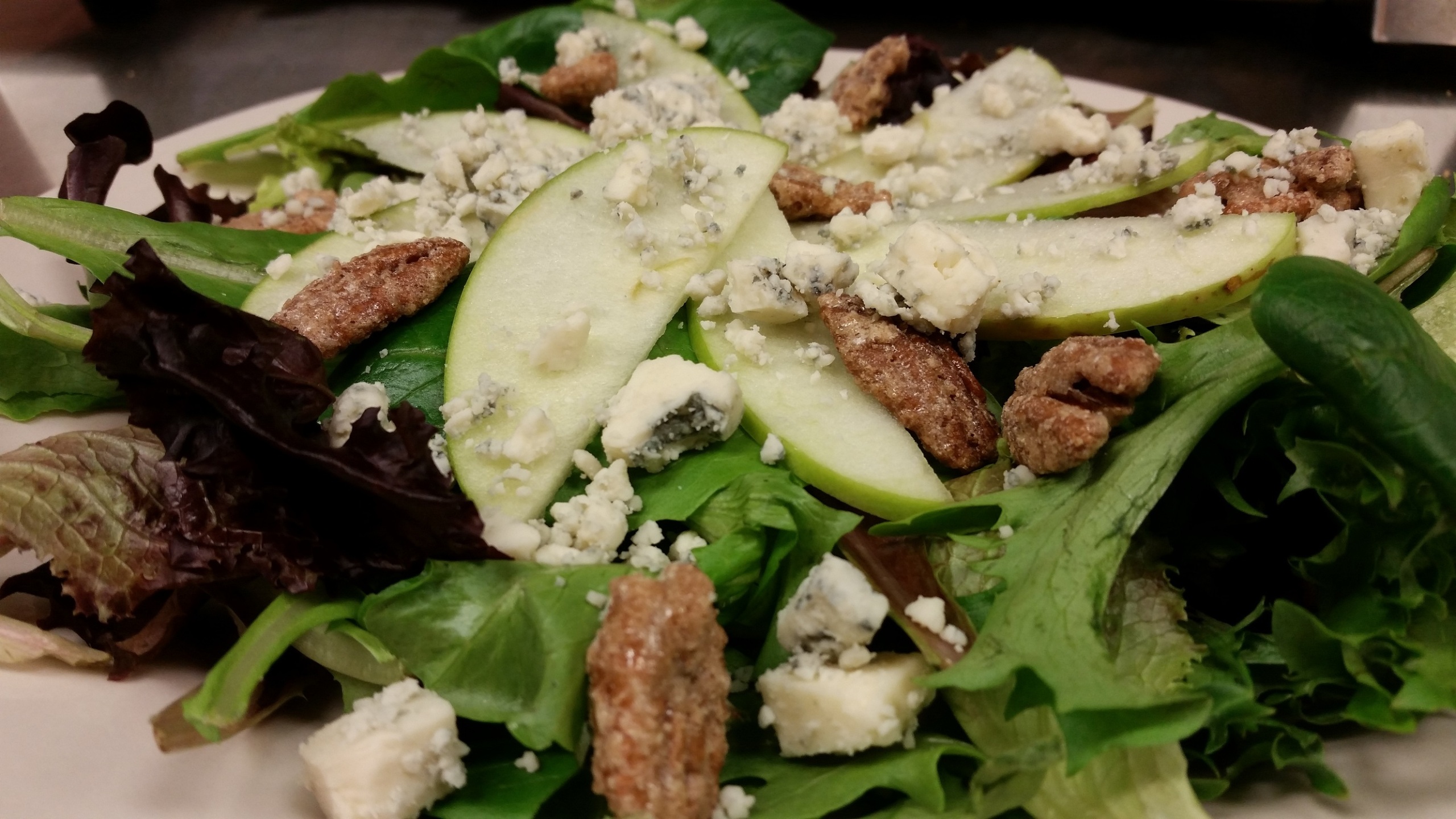 Order Apple Gorgonzola Salad food online from Daily Dose Cafe and Espresso store, Minneapolis on bringmethat.com