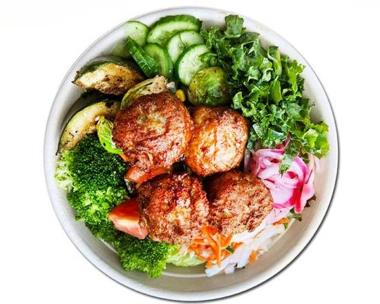 Order Shrimp & Pork Meatball food online from On + On Fresh Asian Kitchen store, Culver City on bringmethat.com