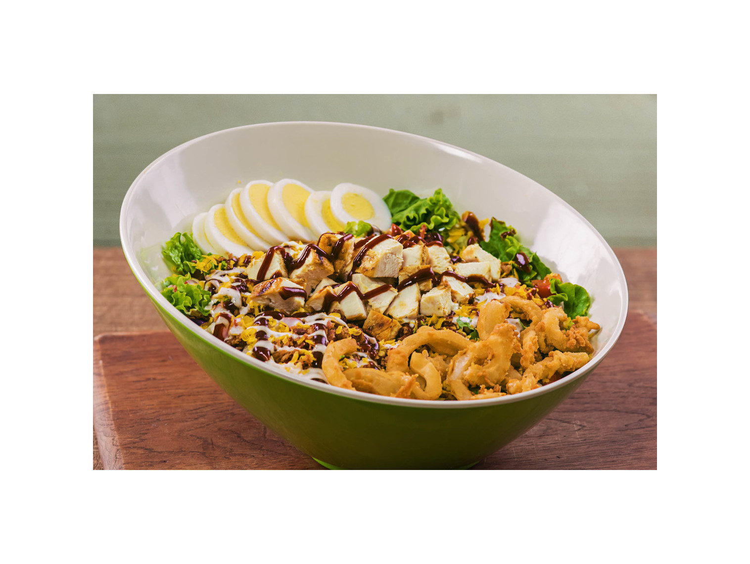 Order BBQ Chicken Ranch Salad food online from Farmer Boys store, Victorville on bringmethat.com