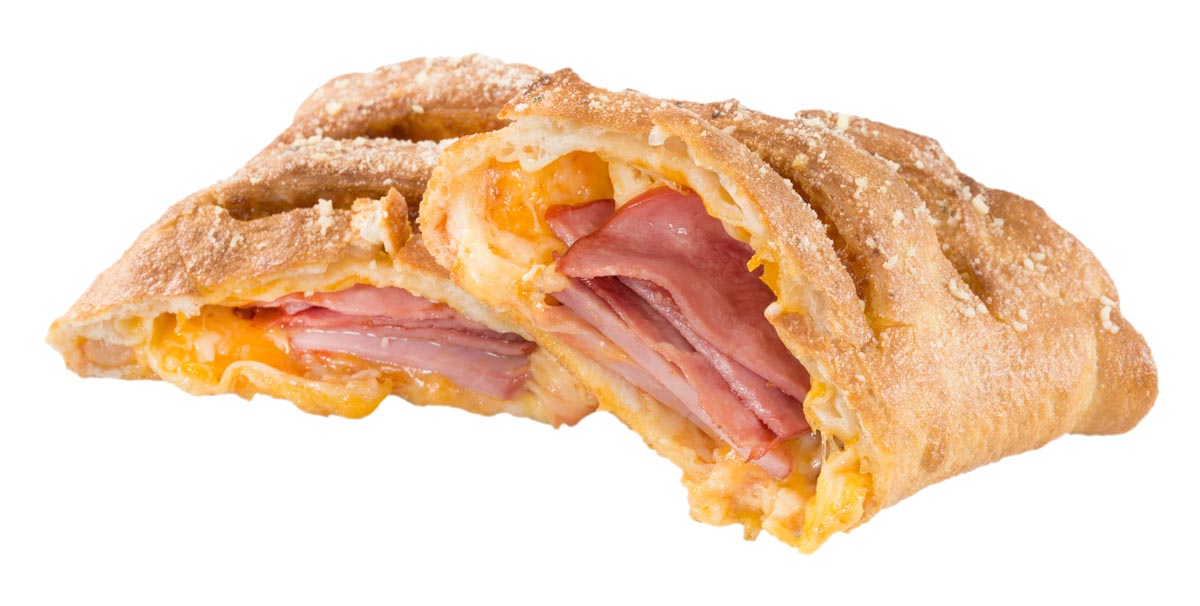 Order Ham and Cheese Calzone food online from Sarpino's store, North Aurora on bringmethat.com