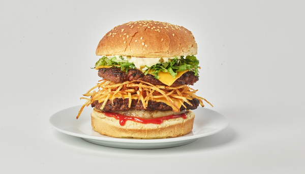 Order Anne Burrell Double Smash Burger Combo food online from Frisch Big Boy store, Cincinnati on bringmethat.com