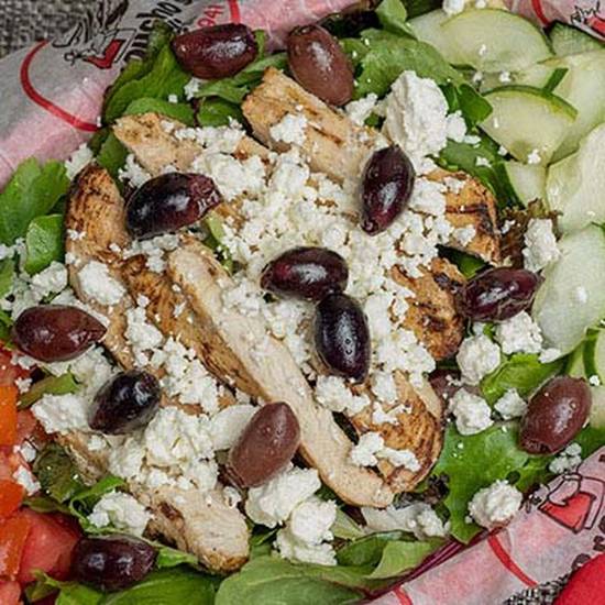 Order *Arcadian Chicken Salad food online from Groucho Deli store, Charleston on bringmethat.com