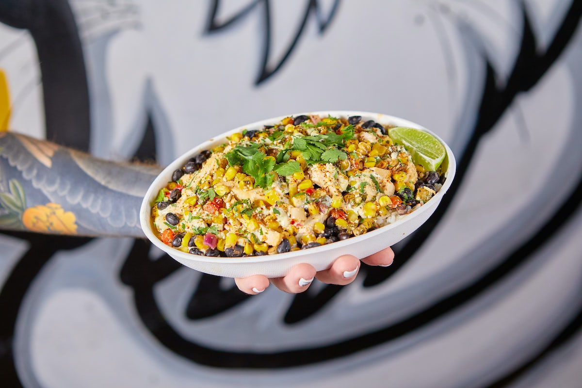 Order Fire-Roasted Street Bowl food online from Condado Tacos store, Indianapolis on bringmethat.com