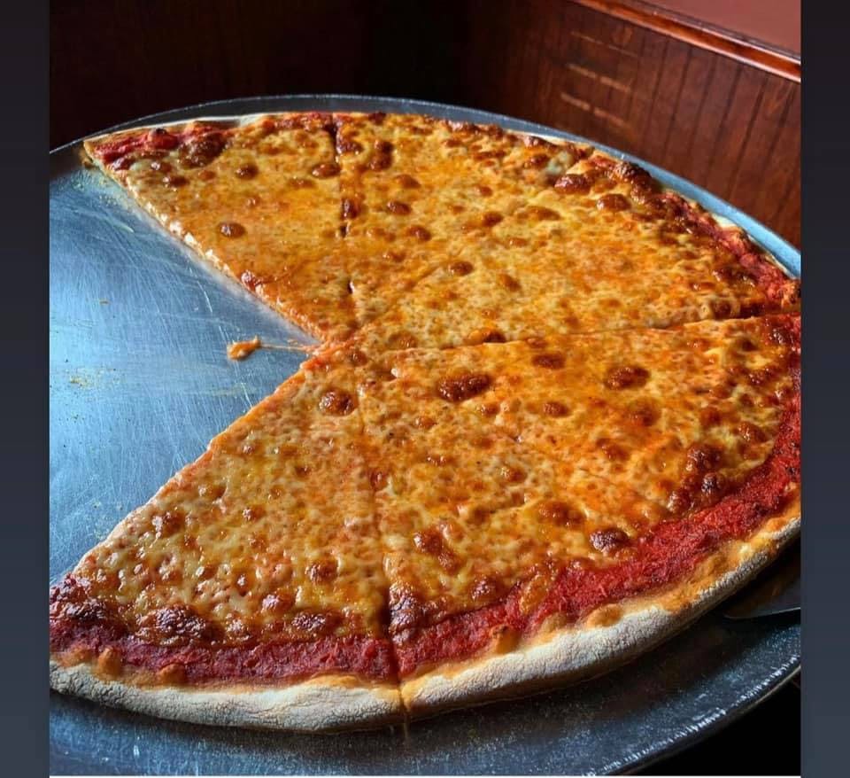 Order Thin Crust Cheese Pizza - Small 14'' food online from New Park Tavern store, East Rutherford on bringmethat.com