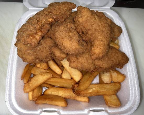 Order Chicken Finger Dinner food online from Amore Pizza store, Stoneham on bringmethat.com