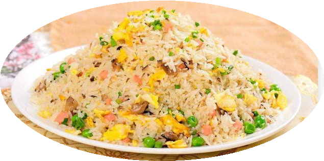 Order K16. Yang Chow Fried Rice 揚州炒飯 food online from Hing Lung Cafe store, South San Francisco on bringmethat.com