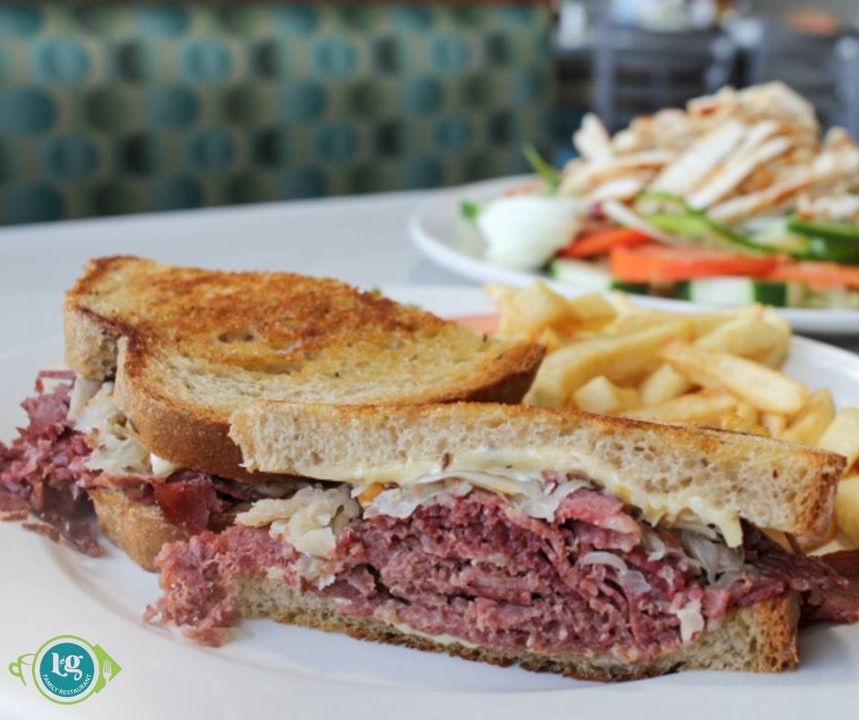 Order Reuben food online from L And G Restaurant store, Chicago on bringmethat.com