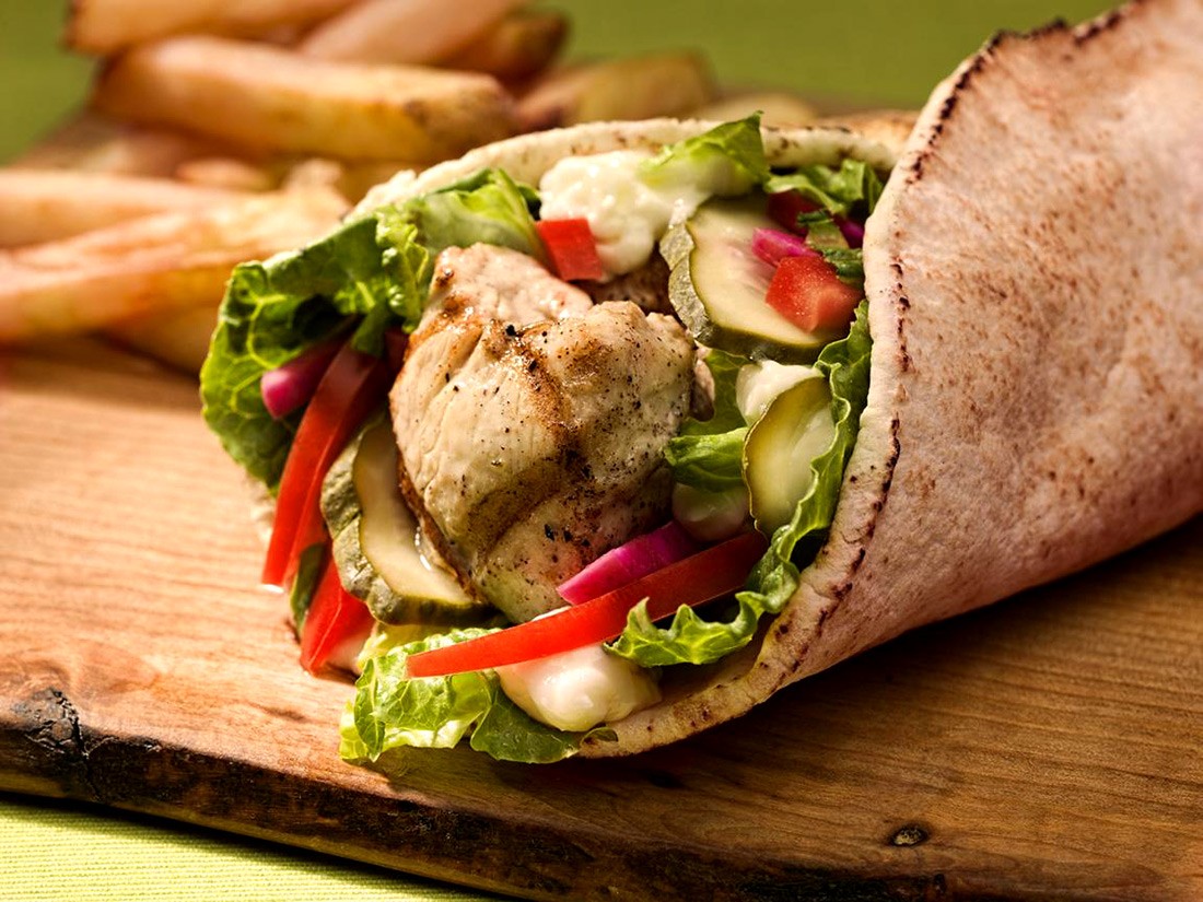 Order Shawarma Salad Sandwich food online from Kabob Kabob store, Lathrup Village on bringmethat.com