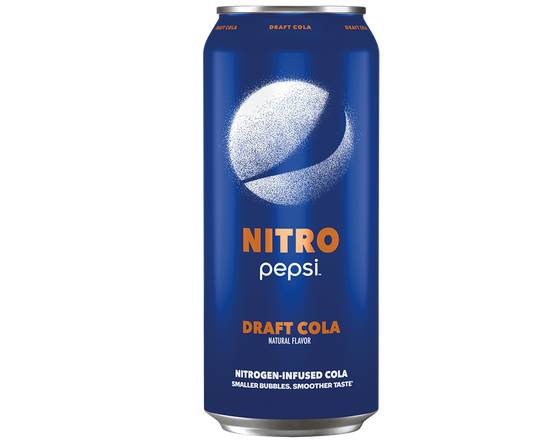 Order Pepsi Nitro Can 13.65oz food online from Extra Mile 2039 store, Fullerton on bringmethat.com