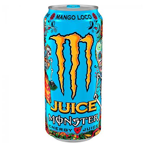 Order Monster Juice Mango Loco - 16 oz Can/Single food online from Bottle Shop & Spirits store, Los Alamitos on bringmethat.com