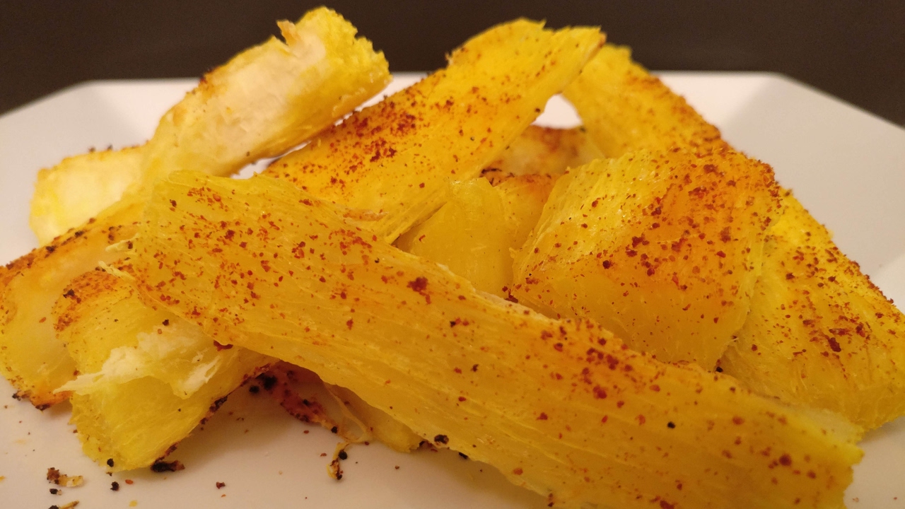Order Yuca Fries with Seasoning food online from Nikoz Fusion Grill A Mediter-Asian Cuisine store, Sugar Land on bringmethat.com