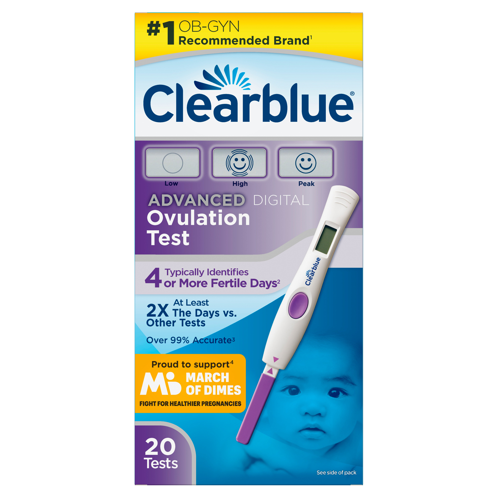 Order Clearblue Advanced Digital Ovulation Tests  - 20 ct food online from Rite Aid store, MILLER PLACE on bringmethat.com