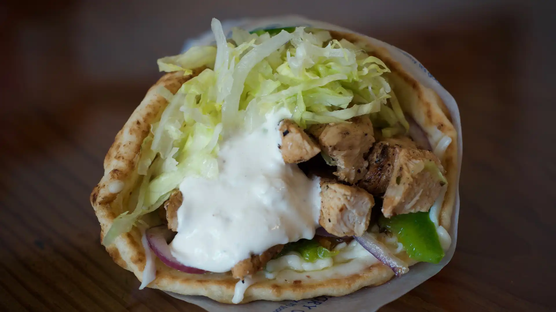 Order Chicken Pita food online from The Hungry Greek store, Hot Springs on bringmethat.com