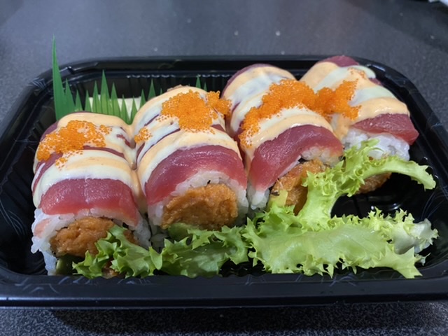 Order Red Dragon Roll food online from Bayard Sushi store, New York on bringmethat.com