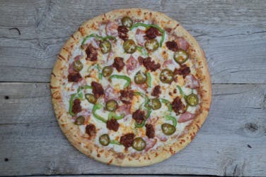 Order Mexican Pizza - Medium 12'' food online from Giant Pizza King store, Chula Vista on bringmethat.com