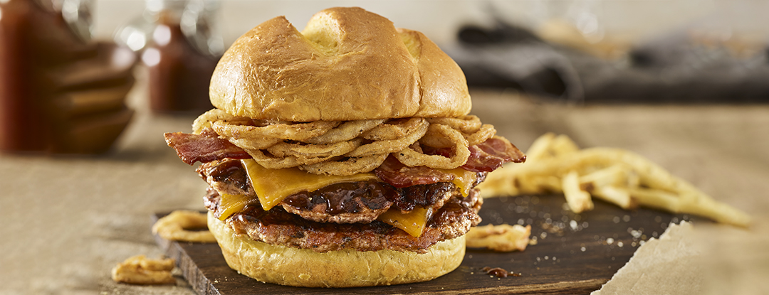 Order Double BBQ Bacon Cheddar Turkey Burger food online from Smashburger store, Elk Grove on bringmethat.com