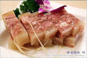 Order D13. Zhengjiang Style Salted Meat 镇江肴肉 food online from Garage Restaurant store, San Gabriel on bringmethat.com