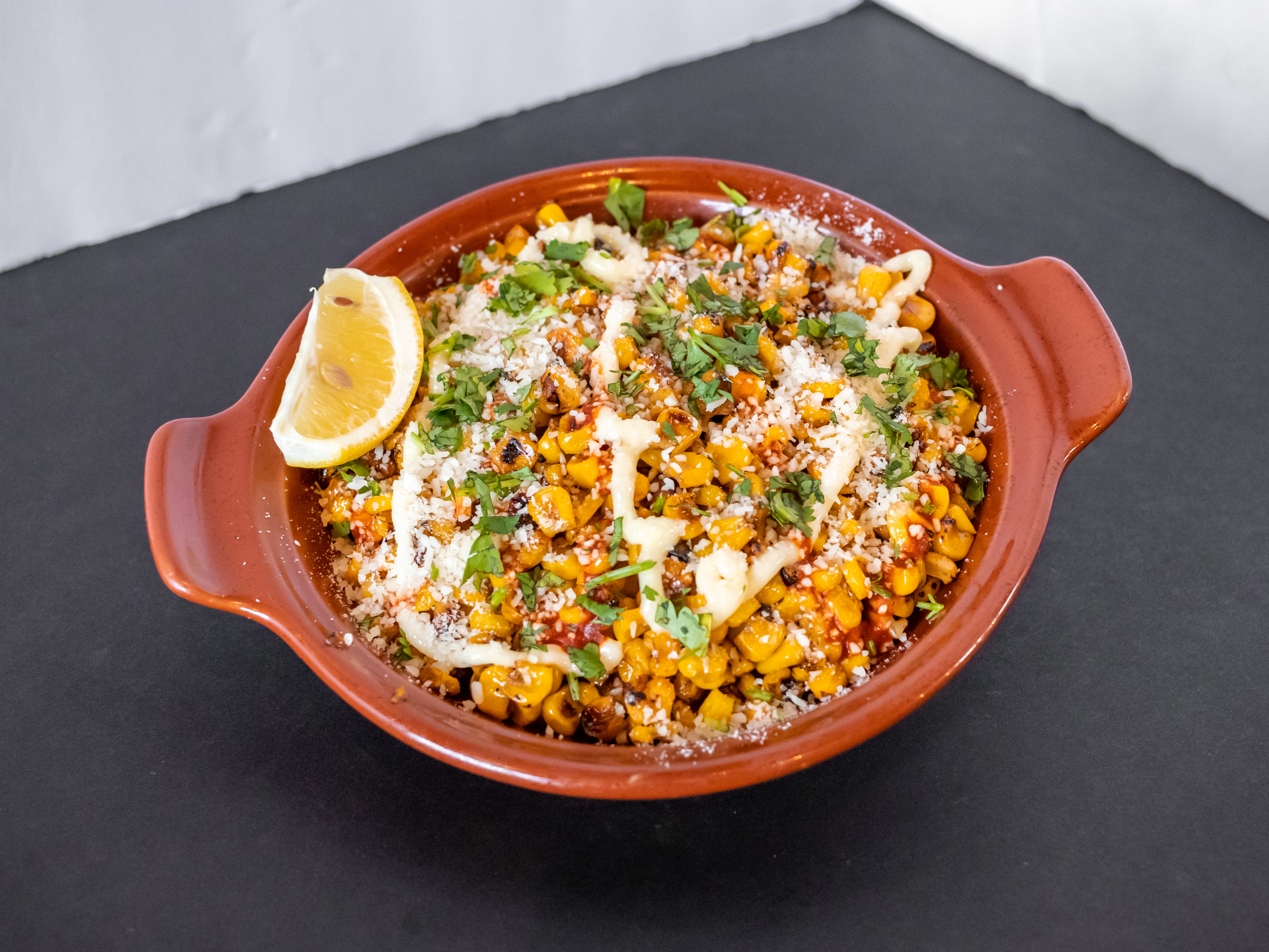 Order Mexican Street Corn food online from STEEL HOUSE BAR & GRILL store, Houston on bringmethat.com