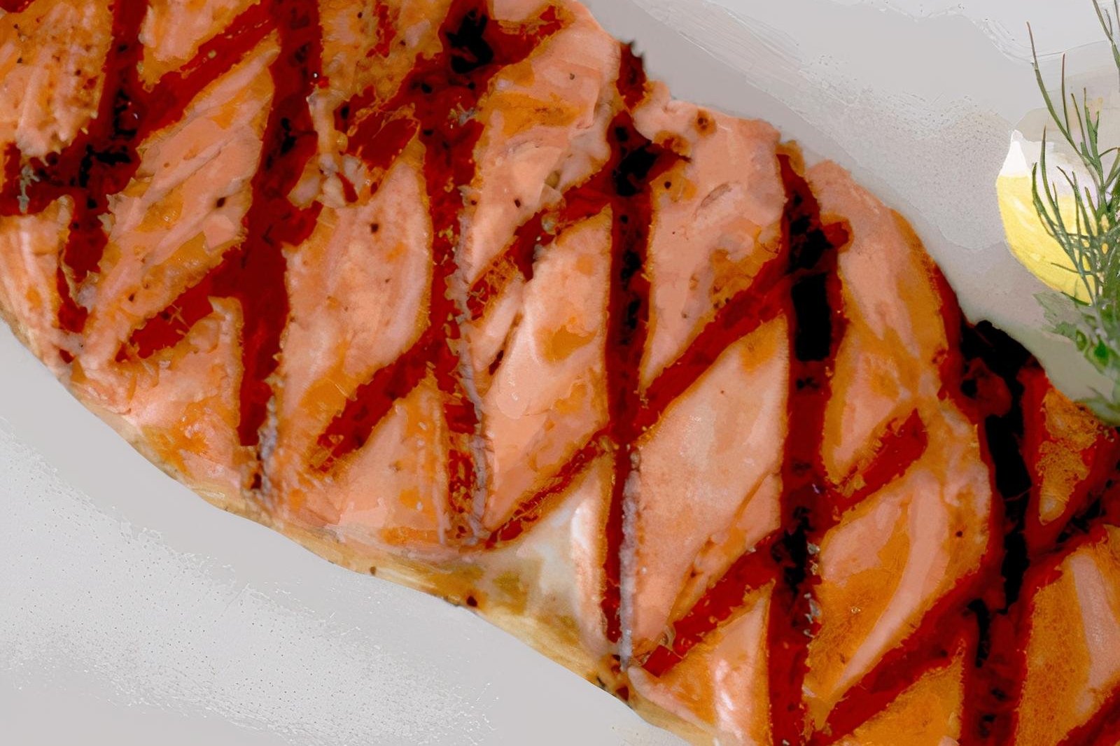 Order Grilled Salmon-Side food online from Amelia Bakery & Cafe store, Los Angeles on bringmethat.com