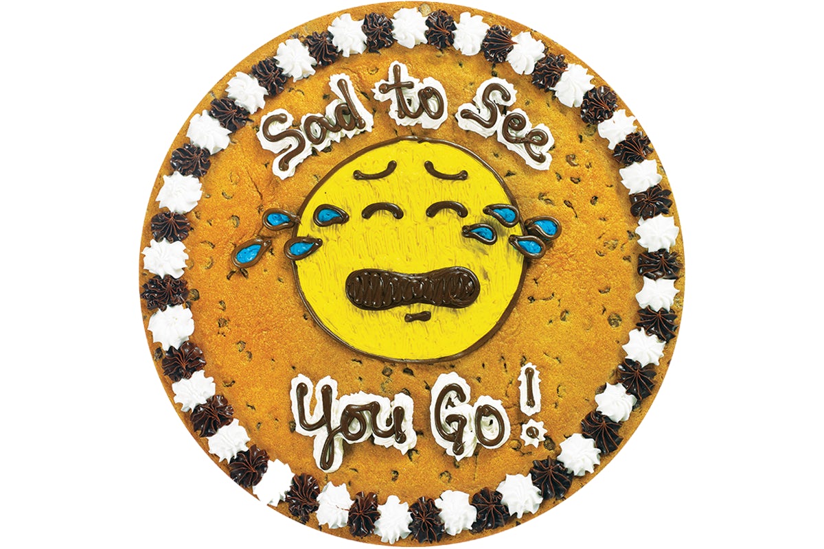 Order Sad To See You Go! - O4019  food online from Great American Cookies store, Hiram on bringmethat.com