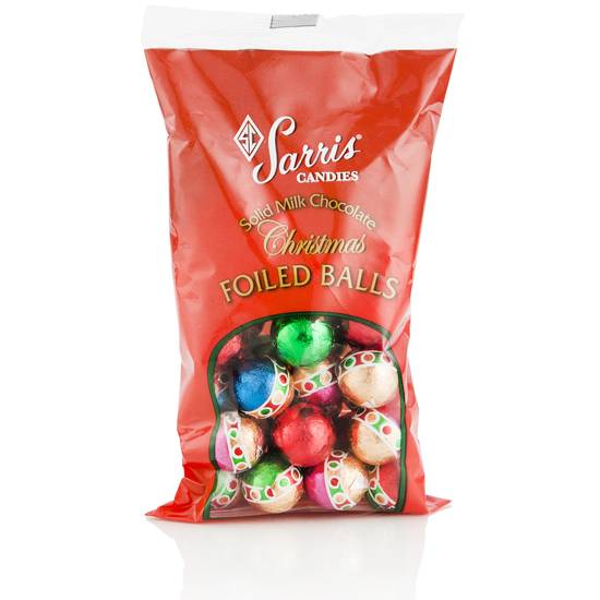Order Sarris Candies Foiled Solid Milk Chocolate Christmas Balls - 1 lb food online from Rite Aid store, MCMURRAY on bringmethat.com