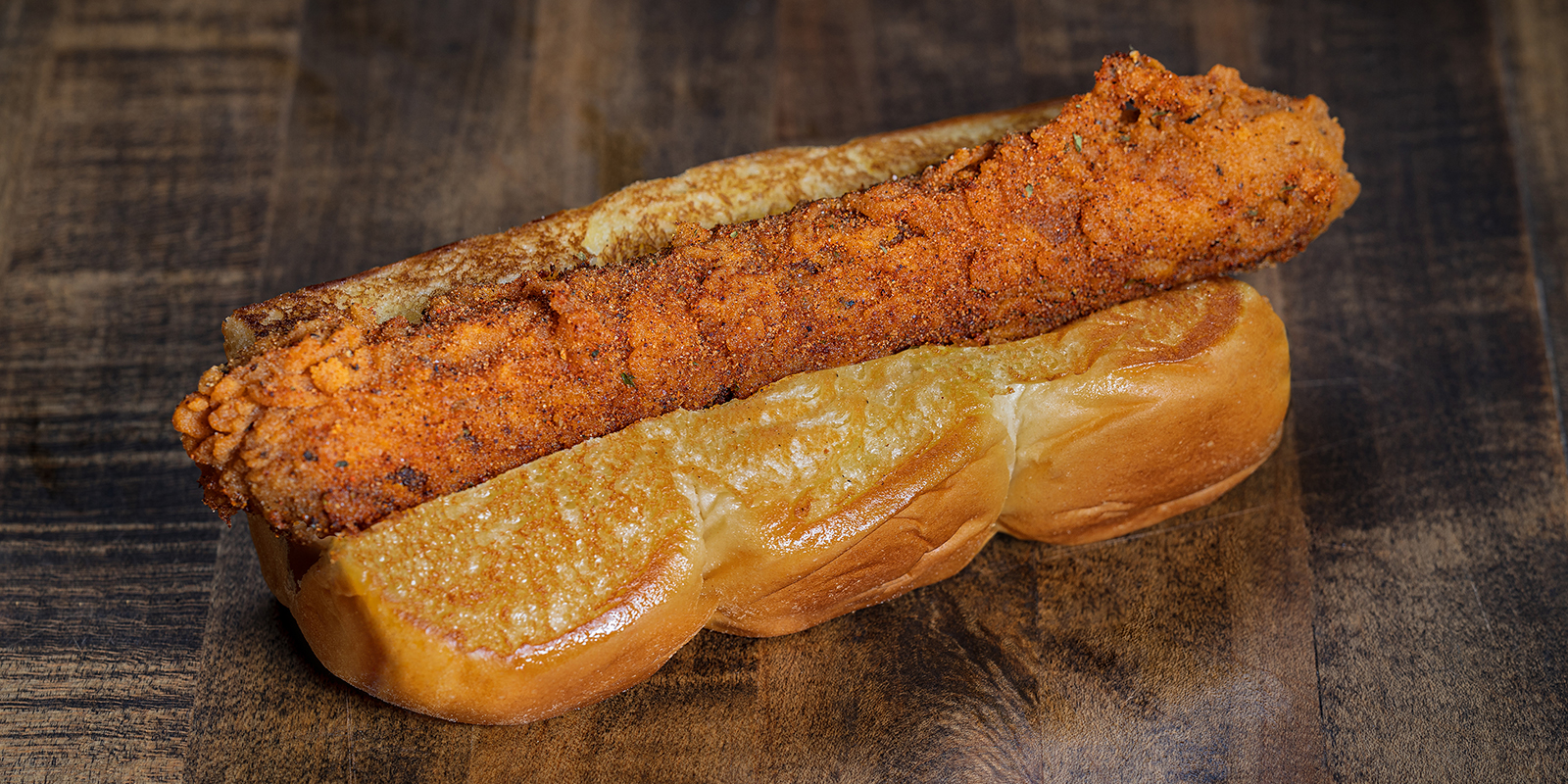 Order NASHVILLE HOT CHICKEN SAUSAGE - YOUR WAY food online from Dog Haus store, Clifton Park on bringmethat.com