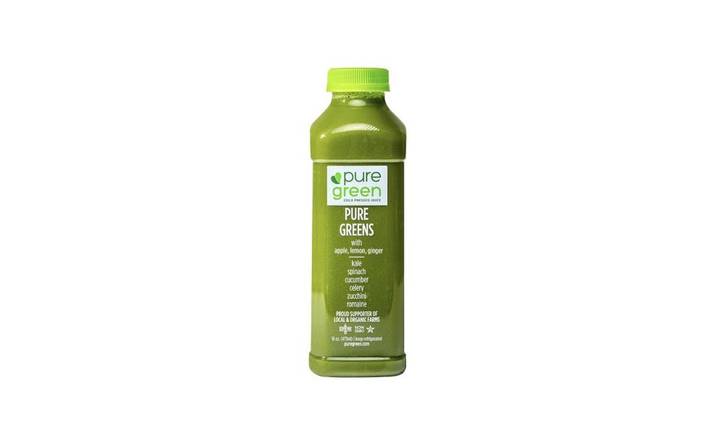 Order Pure Greens with Apple Lemon & Ginger, Cold Pressed Juice food online from Pure Green store, Chicago on bringmethat.com