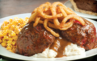 Order Homemade Meatloaf food online from Perkins Restaurant & Bakery store, Wheeling on bringmethat.com