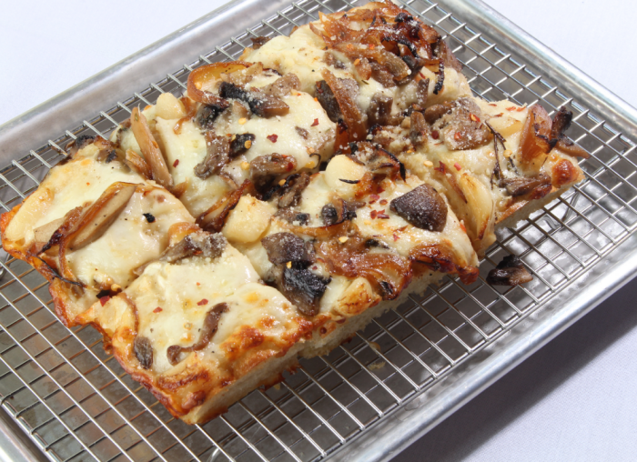 Order Mushroom Pizza food online from Weber Grill store, Lombard on bringmethat.com