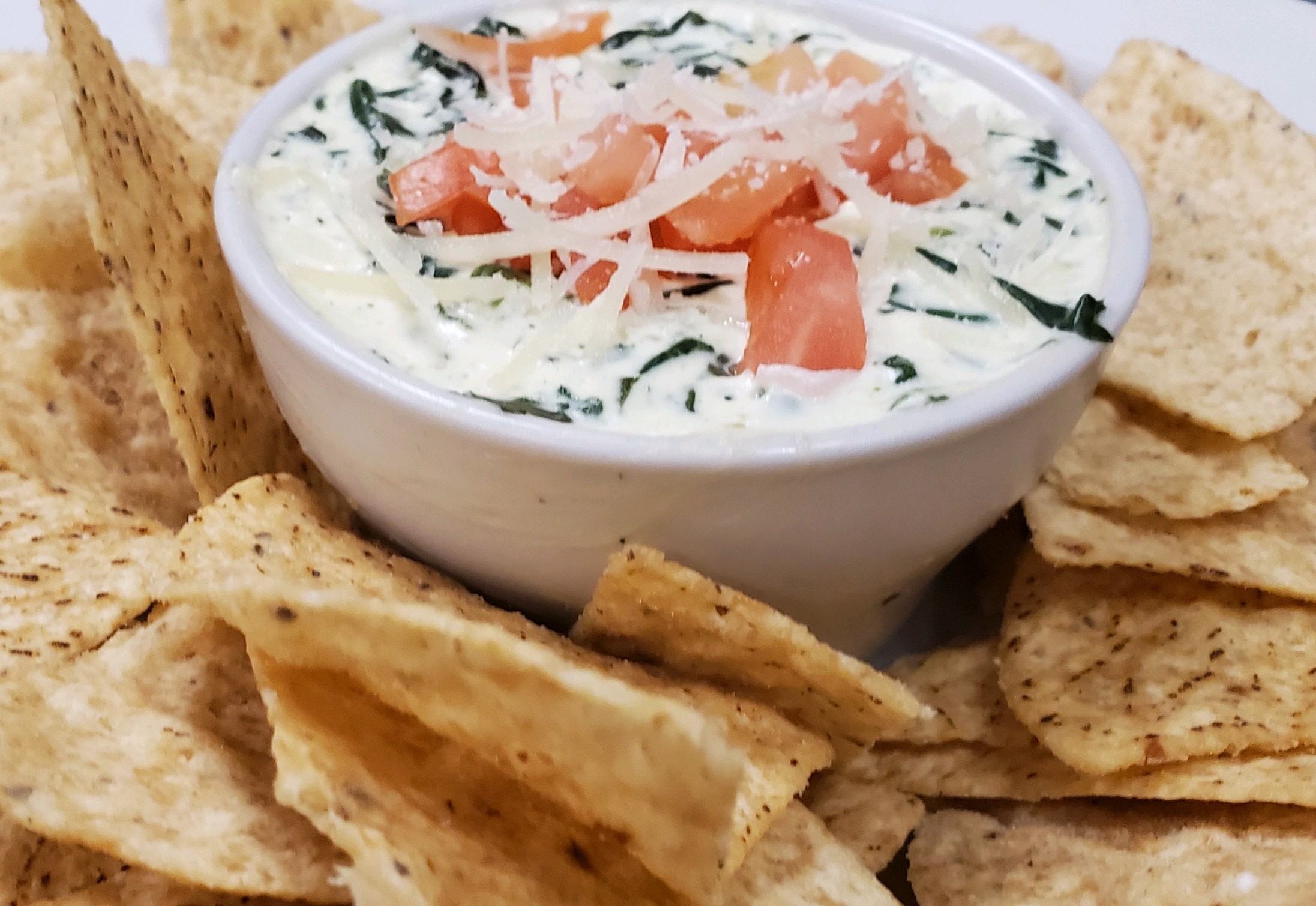 Order Spinach  Dip food online from Knuckles Knockout Grill store, Rochester on bringmethat.com