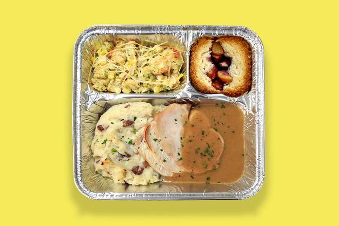 Order TV Dinner Roasted Turkey food online from Lazy Dog Restaurant & Bar store, Peachtree Corners on bringmethat.com