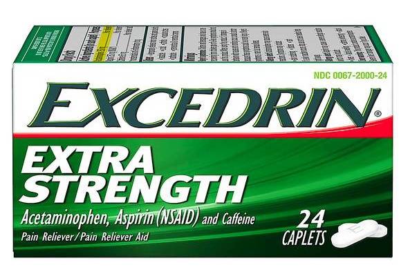 Order Excedrin Extra Strength 24 ct food online from McLean Ave Pharmacy store, Yonkers on bringmethat.com