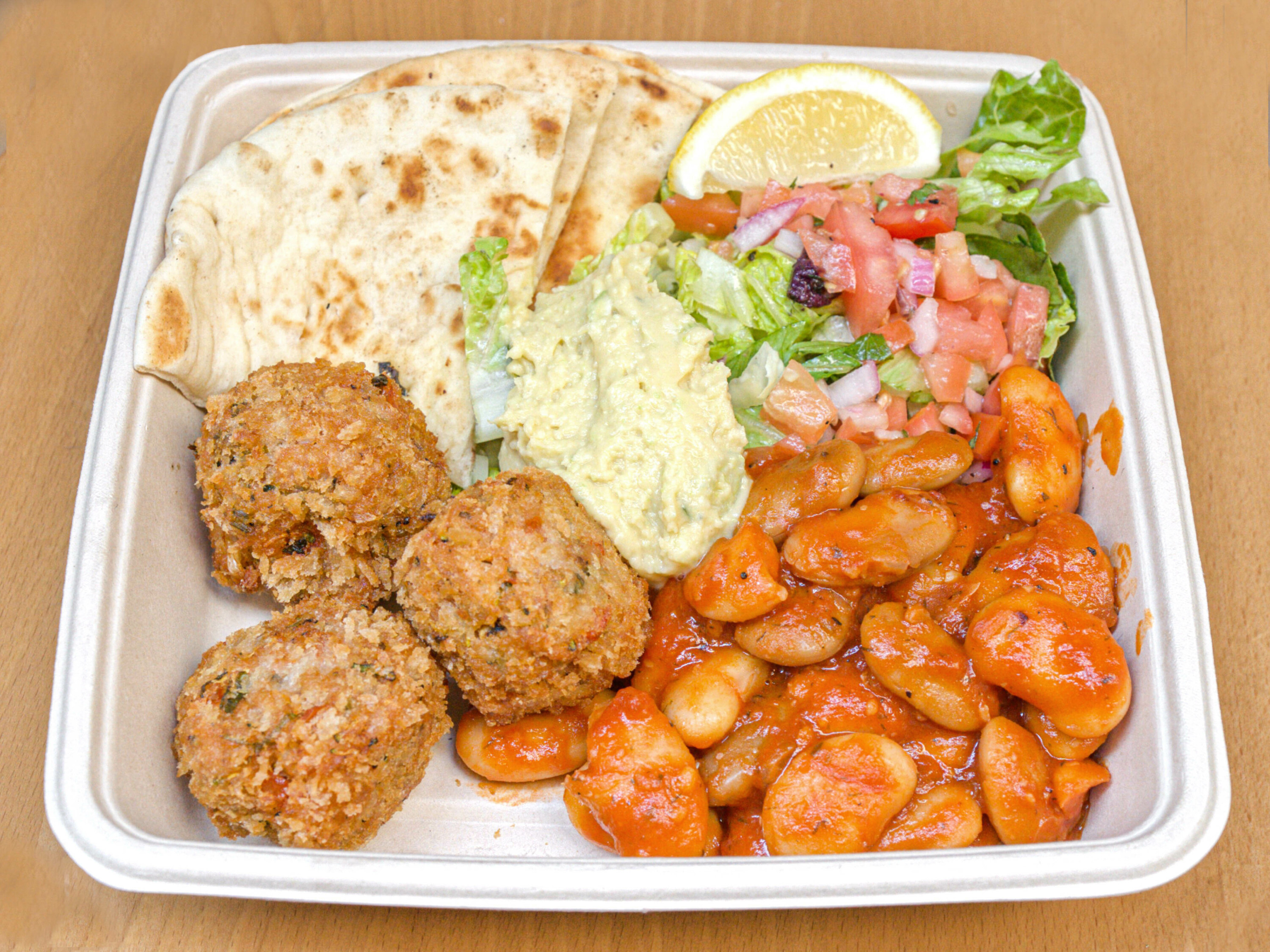 Order Tomato Mint Fritters Plate food online from Pita Press store, New York on bringmethat.com