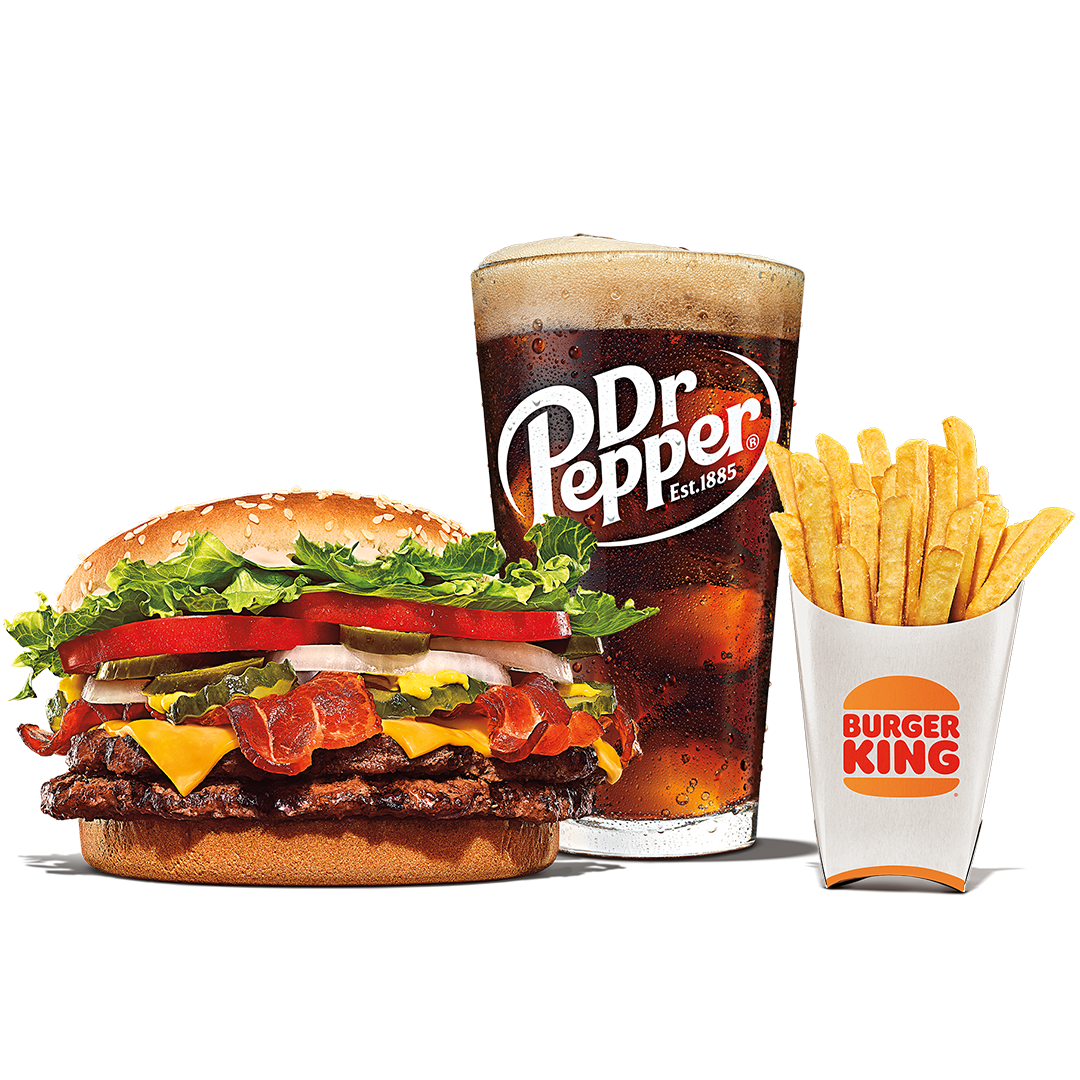 Order Texas Double Whopper Meal food online from Burger King store, Midland on bringmethat.com