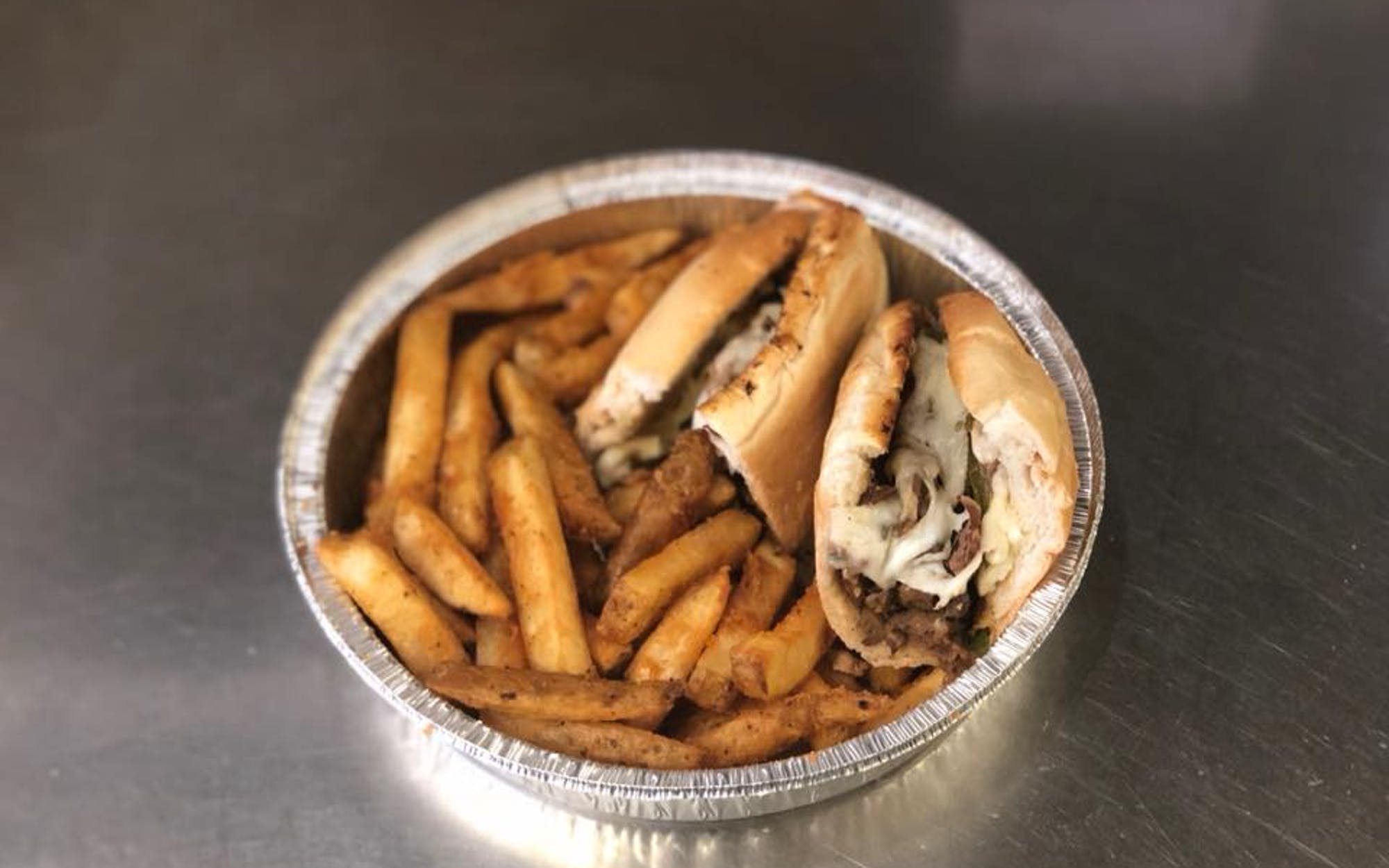 Order Steak Philly Sub food online from Two Guys Pizza store, Henrico on bringmethat.com
